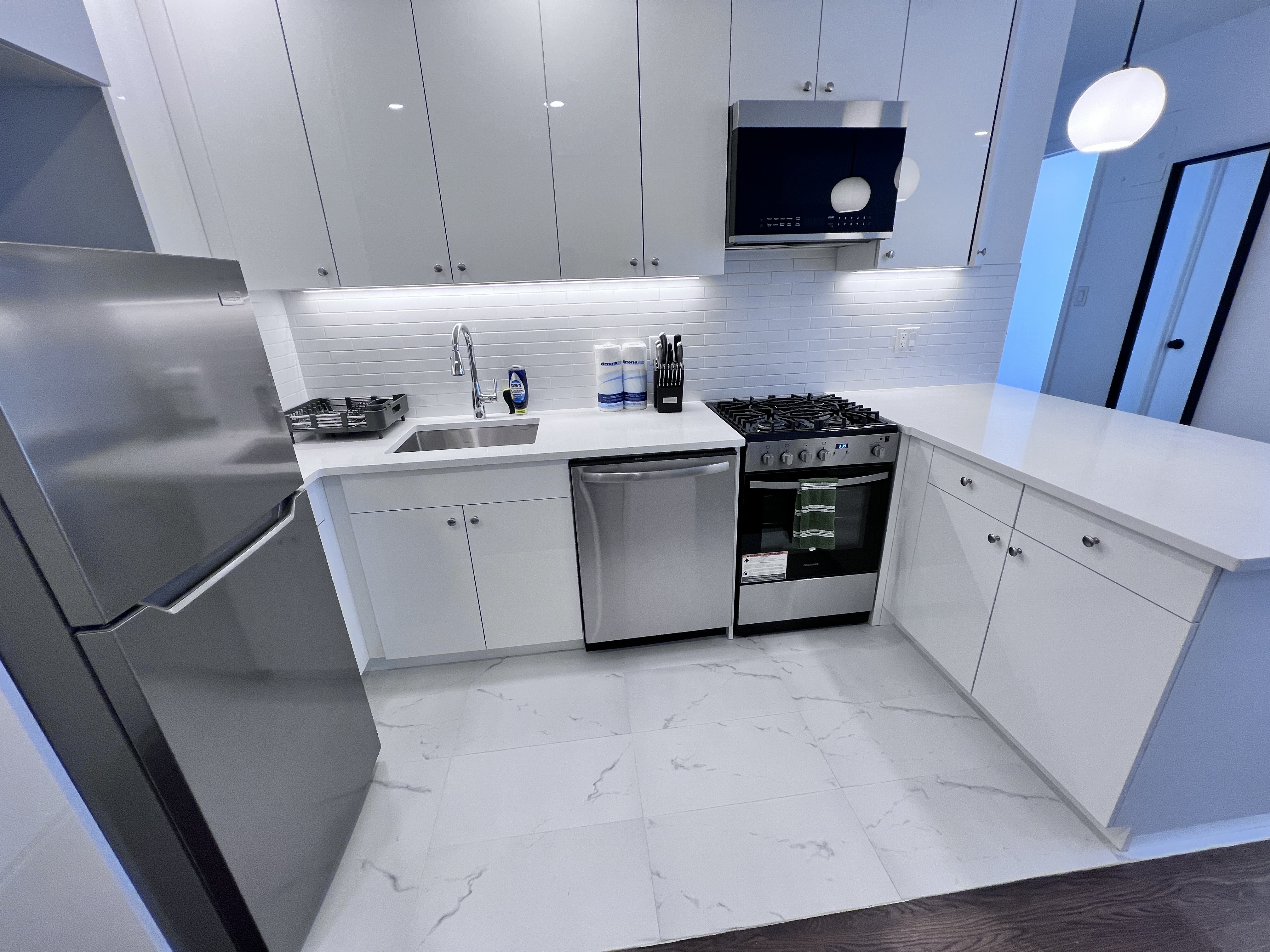 Kitchen with modern appliances